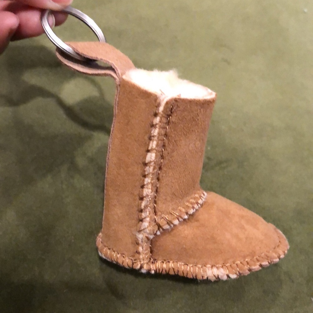 UGG Suede Sherpa Ugg Mini Boot keychain